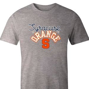 NCAA XXL Syracuse Orange Image One Everyday Short Sleeve T-Shirt,Heather Grey